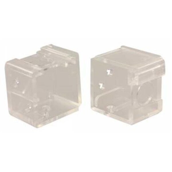 Powerhouse 81915 Mini Blind Brackets; Clear PO90718 - main